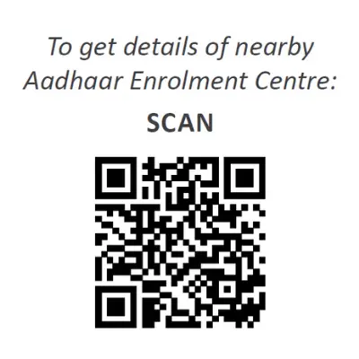 Aadhaar Enrolment Centre QR Code