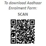 Aadhaar Enrolment Form QR Code